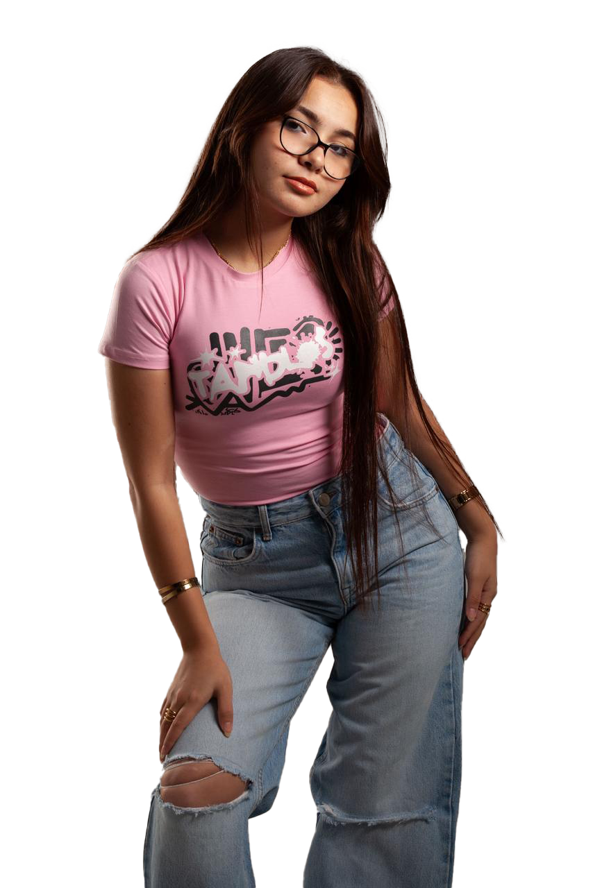 love pulse short sleeve baby tee(Pink)